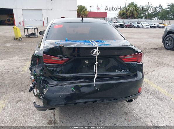 JTHBA1D2XG5008951 2016 LEXUS IS 200T Черный Вид спереди