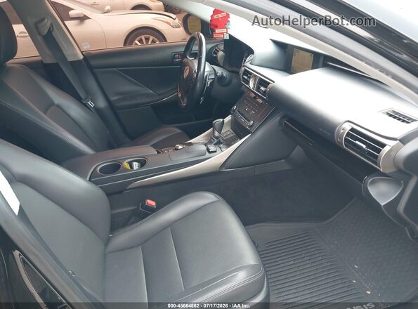 JTHBA1D2XG5008951 2016 LEXUS IS 200T Черный Вид салона спереди