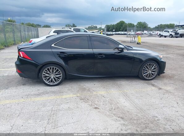 JTHBA1D2XG5008951 2016 LEXUS IS 200T Черный Вид задней части салона