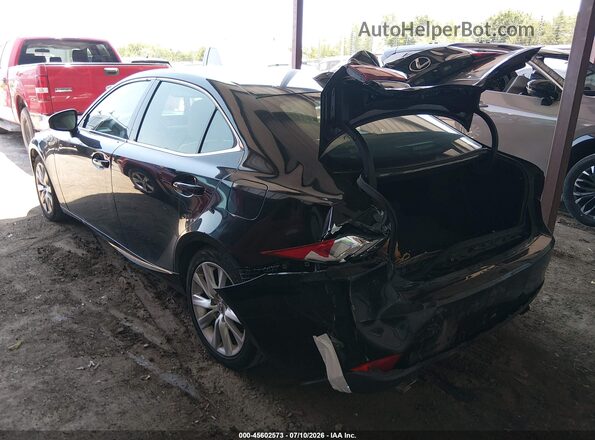 JTHBA1D2XG5009033 2016 LEXUS IS 200T Black Tył lewy