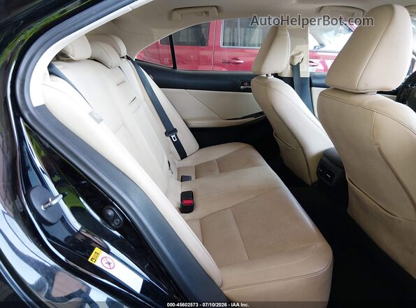 JTHBA1D2XG5009033 2016 LEXUS IS 200T Black Widok naklejki z numerem VIN