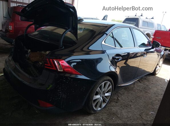 JTHBA1D2XG5009033 2016 LEXUS IS 200T Black Widok wnętrza z tyłu