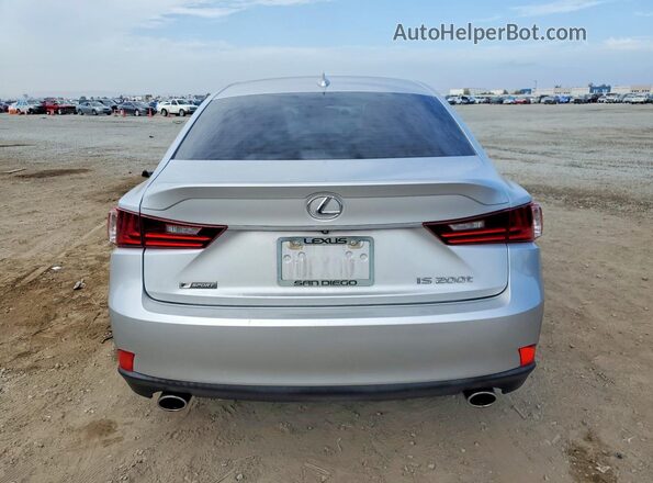 JTHBA1D2XG5016676 2016 LEXUS IS Silver Vista trasera