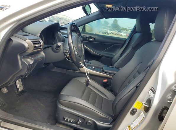 JTHBA1D2XG5016676 2016 LEXUS IS Silver Vista interior delantera