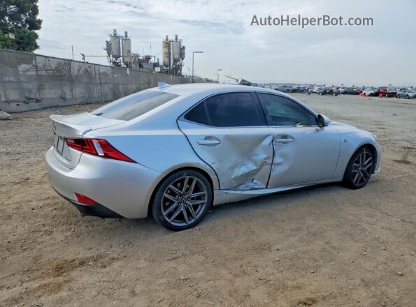JTHBA1D2XG5016676 2016 LEXUS IS Silver Trasero derecho
