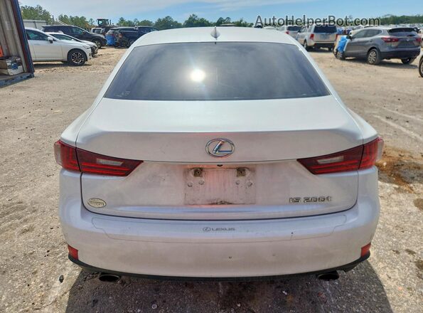 JTHBA1D2XG5018590 2016 LEXUS IS White Հետևի տեսք