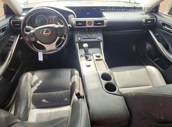 JTHBA1D2XG5018590 2016 LEXUS IS White Առջևի վահանակի տեսք