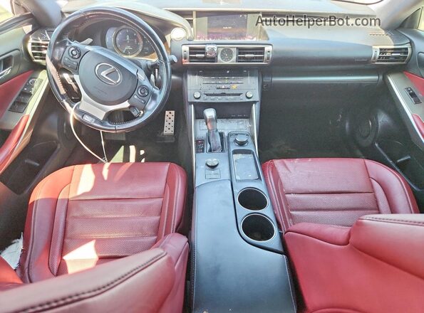 JTHBA1D2XG5028844 2016 LEXUS IS White Առջևի վահանակի տեսք
