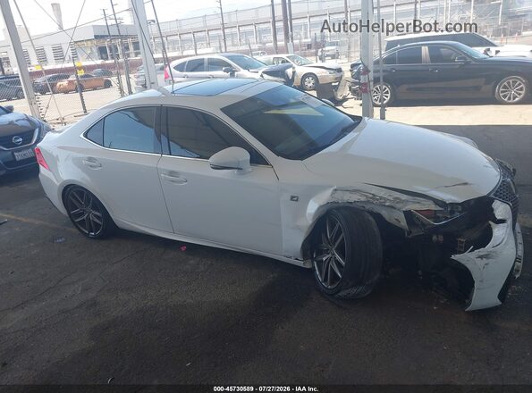 JTHBA1D2XH5049405 2017 LEXUS IS 200T White Widok zestawu wskaźników