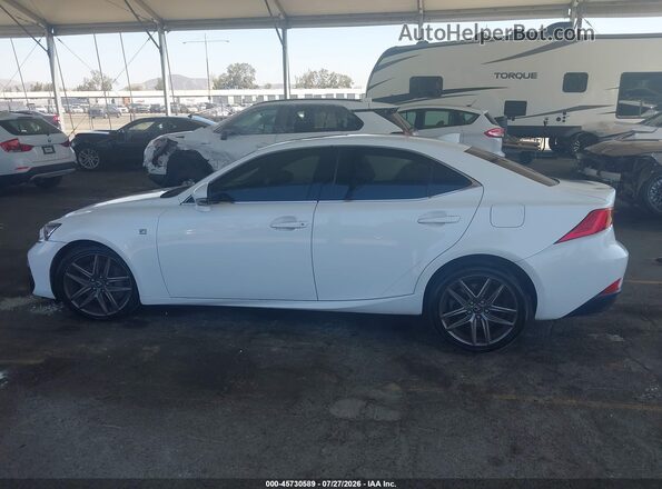 JTHBA1D2XH5049405 2017 LEXUS IS 200T White Widok wnętrza z tyłu