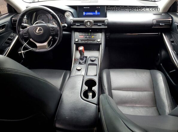 JTHBA1D2XH5049971 2017 LEXUS IS Black Dashboard view