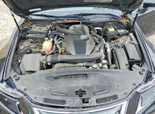 JTHBA1D2XH5049971 2017 LEXUS IS Black Rear interior view