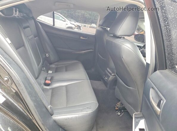 JTHBA1D2XH5049971 2017 LEXUS IS Black Rear seats view