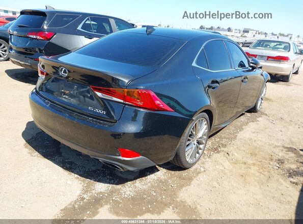 JTHBA1D2XH5060209 2017 LEXUS IS 200T Black Trasero derecho