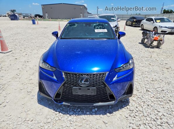 JTHBA1D2XK5085361 2019 LEXUS IS Синий Вид спереди