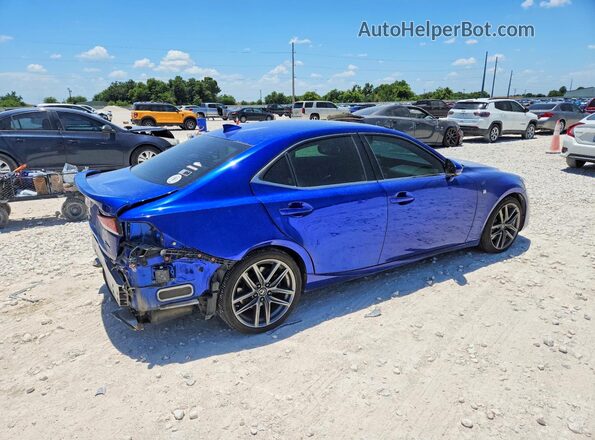 JTHBA1D2XK5085361 2019 LEXUS IS Синий Задняя правая четверть