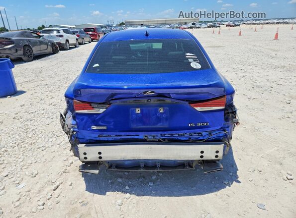 JTHBA1D2XK5085361 2019 LEXUS IS Синий Вид сзади