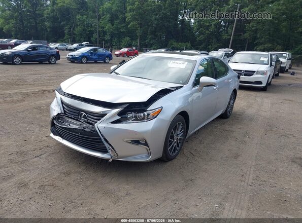 JTHBK1GG0G2224250 2016 LEXUS ES 350 Silver წინა მარცხენა ხედი სამი მეოთხედიდან