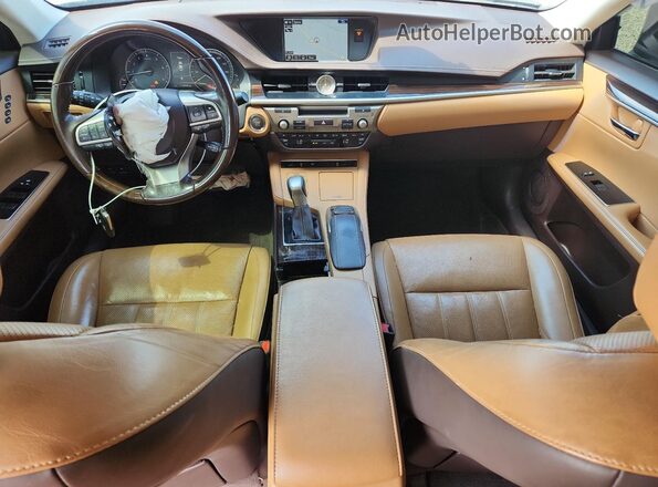JTHBK1GG1G2229246 2016 LEXUS ES Серый Вид панели приборов