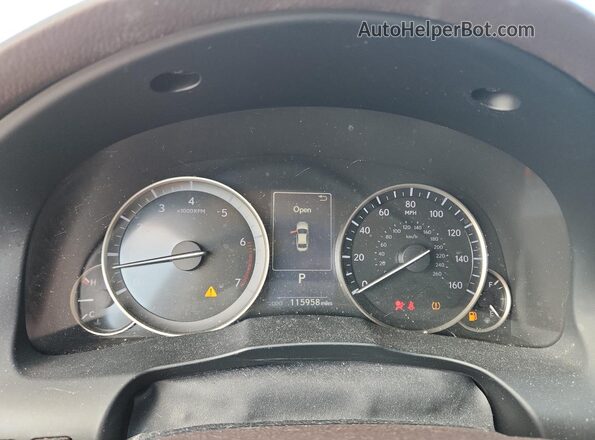 JTHBK1GG1G2229246 2016 LEXUS ES Серый Вид щитка приборов