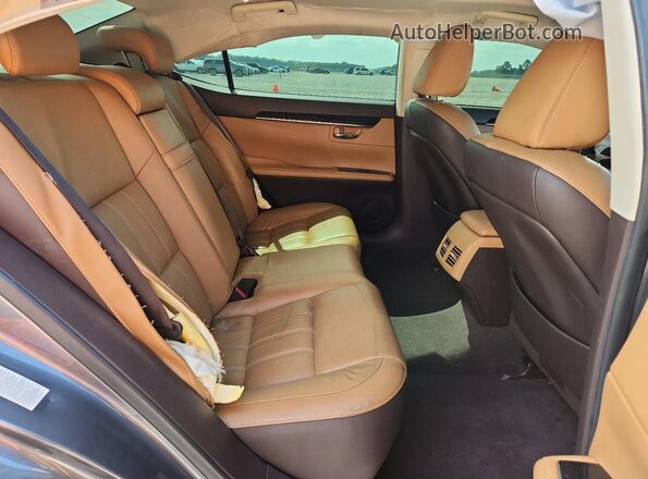 JTHBK1GG1G2229246 2016 LEXUS ES Серый Вид задних сидений