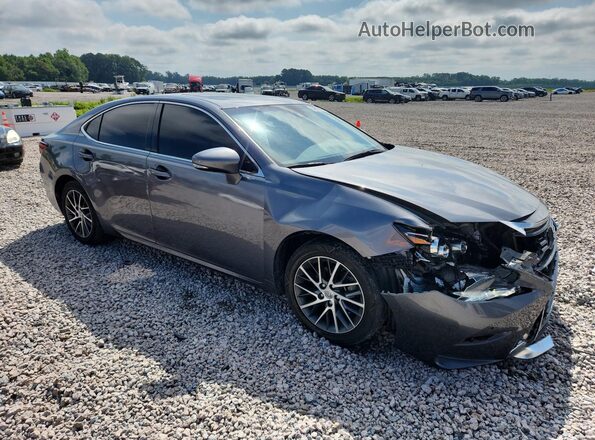 JTHBK1GG1G2229246 2016 LEXUS ES Серый Передняя правая четверть