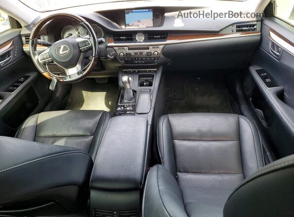 JTHBK1GG1G2246144 2016 LEXUS ES White Вид панелі приладів