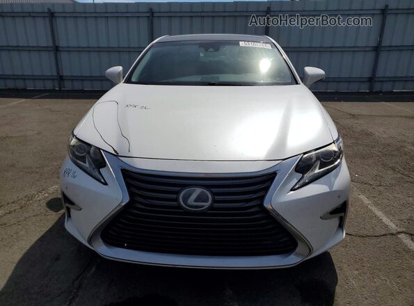 JTHBK1GG1G2246144 2016 LEXUS ES White Вид спереду