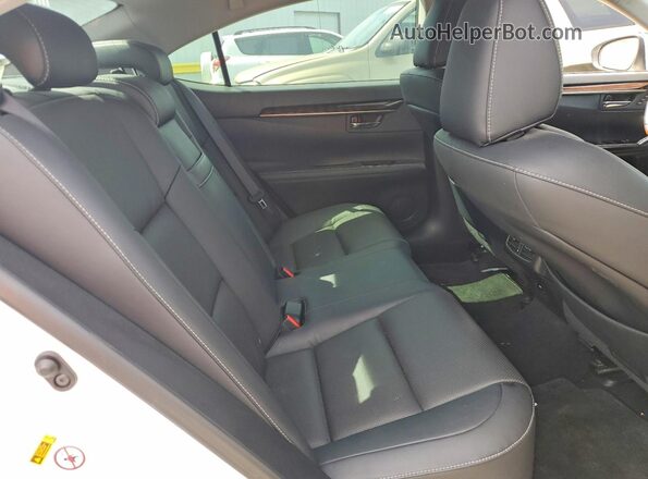 JTHBK1GG1G2246144 2016 LEXUS ES White Вид задніх сидінь