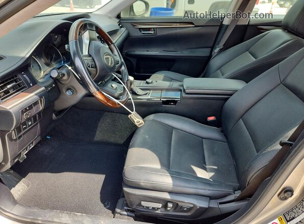 JTHBK1GG2G2221785 2016 LEXUS ES Silver Вид салону спереду