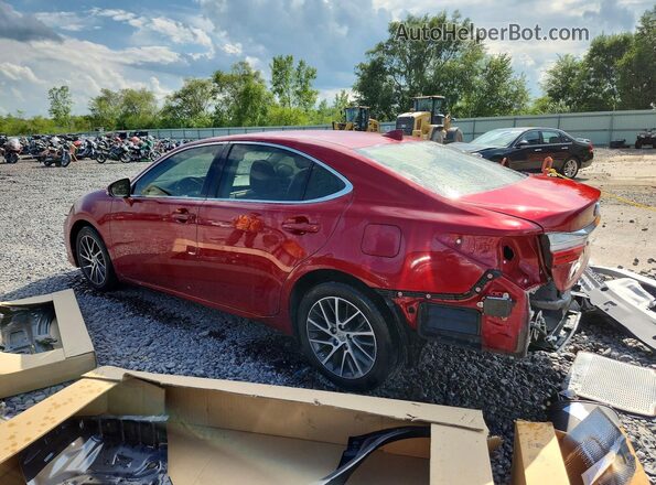 JTHBK1GG2G2233886 2016 LEXUS ES Бордовый Задняя левая четверть