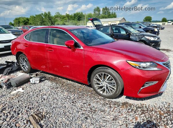 JTHBK1GG2G2233886 2016 LEXUS ES Бордовый Передняя правая четверть