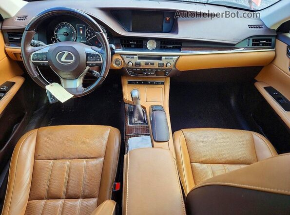 JTHBK1GG2G2233886 2016 LEXUS ES Бордовый Вид панели приборов