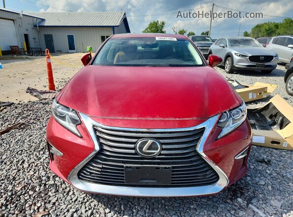 JTHBK1GG2G2233886 2016 LEXUS ES Бордовый Вид спереди