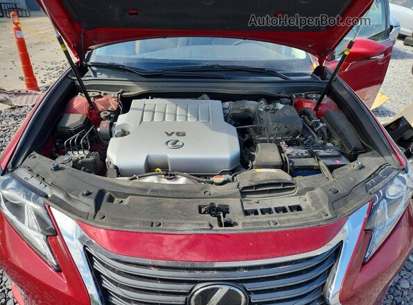 JTHBK1GG2G2233886 2016 LEXUS ES Бордовый Вид задней части салона