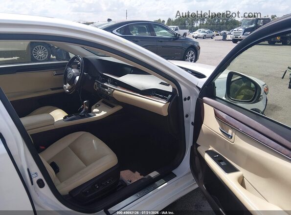 JTHBK1GG2G2236304 2016 LEXUS ES 350 White Սալոնի դիմացի տեսք