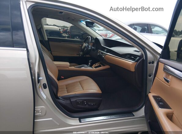 JTHBK1GG3G2221519 2016 LEXUS ES 350 Beige Vista interior delantera