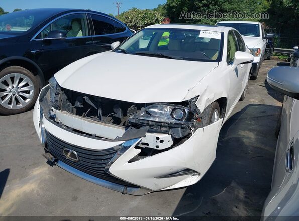 JTHBK1GG3G2225666 2016 LEXUS ES 350 White Передня ліва чверть