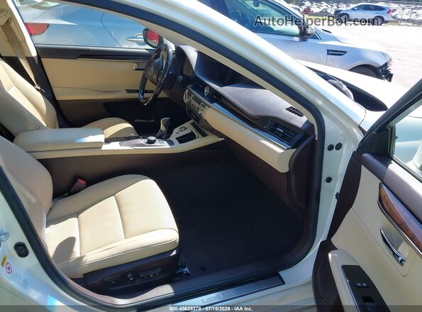 JTHBK1GG3G2225666 2016 LEXUS ES 350 White Вид салону спереду