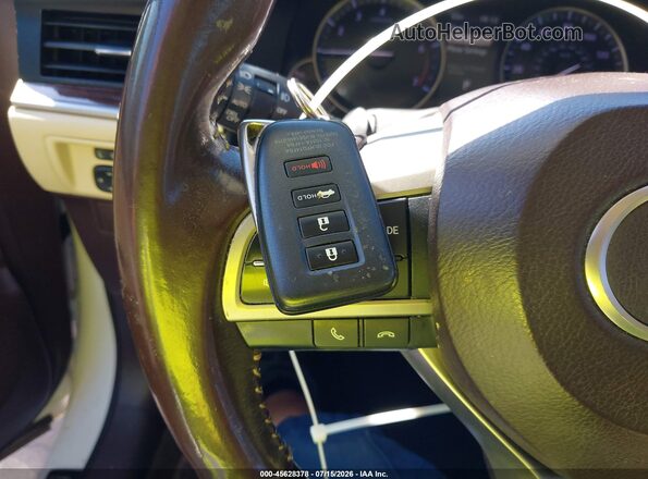 JTHBK1GG3G2225666 2016 LEXUS ES 350 White Вид панелі приладів