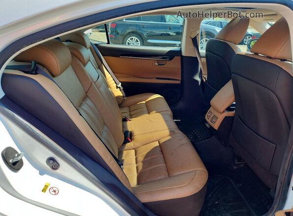 JTHBK1GG3G2245173 2016 LEXUS ES White Вид задніх сидінь