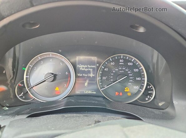 JTHBK1GG4G2213350 2016 LEXUS ES Black Instrument cluster view