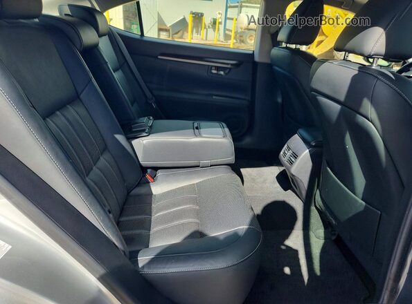 JTHBK1GG4G2234408 2016 LEXUS ES Silver Вид задніх сидінь