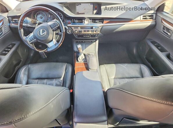 JTHBK1GG4G2234408 2016 LEXUS ES Silver Вид панелі приладів