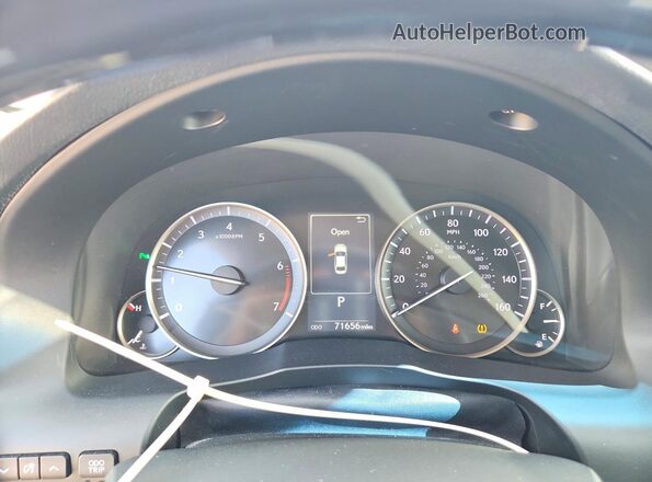 JTHBK1GG4G2234408 2016 LEXUS ES Silver Вид щитка приладів