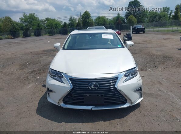 JTHBK1GG4G2238703 2016 LEXUS ES 350 White Widok zestawu wskaźników