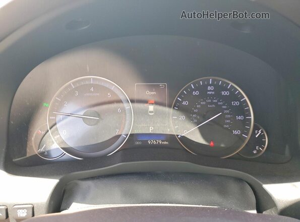 JTHBK1GG5G2237611 2016 LEXUS ES White Սարքավորումների վահանակի տեսք