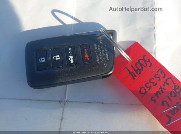 JTHBK1GG6G2234975 2016 LEXUS ES 350 White Widok deski rozdzielczej