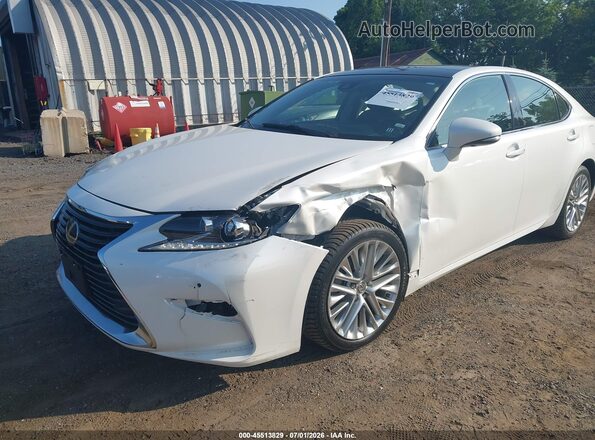JTHBK1GG6G2234975 2016 LEXUS ES 350 White Widok z przodu