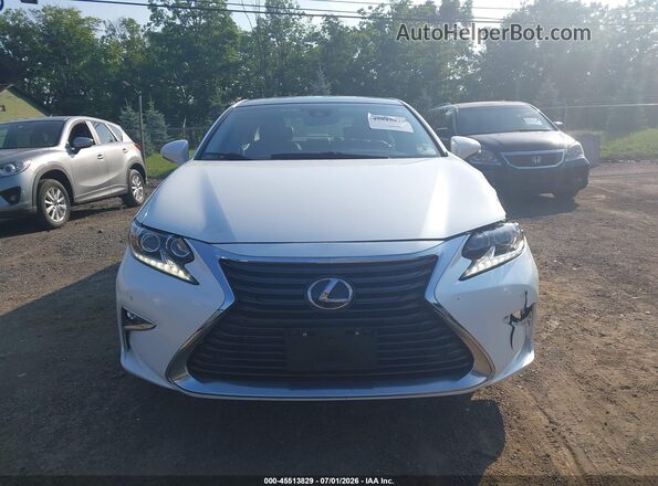 JTHBK1GG6G2234975 2016 LEXUS ES 350 White Widok zestawu wskaźników